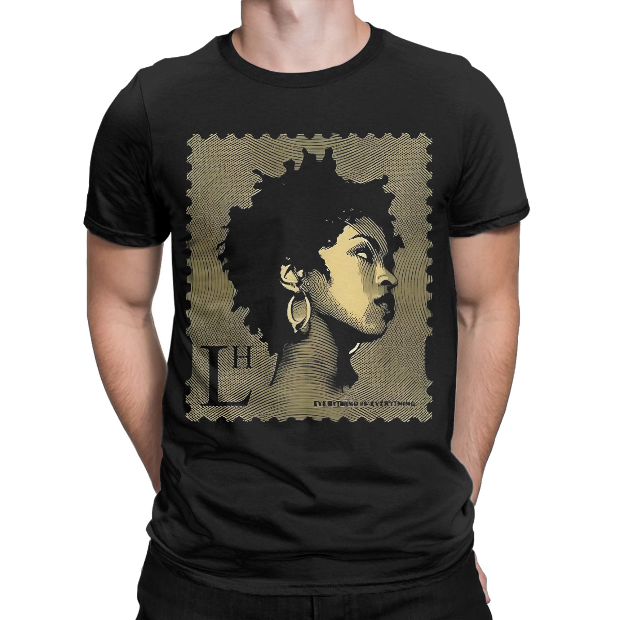 Summer Hill Clothing - 남성 Lauryn Hills 유명한 티셔츠 코튼