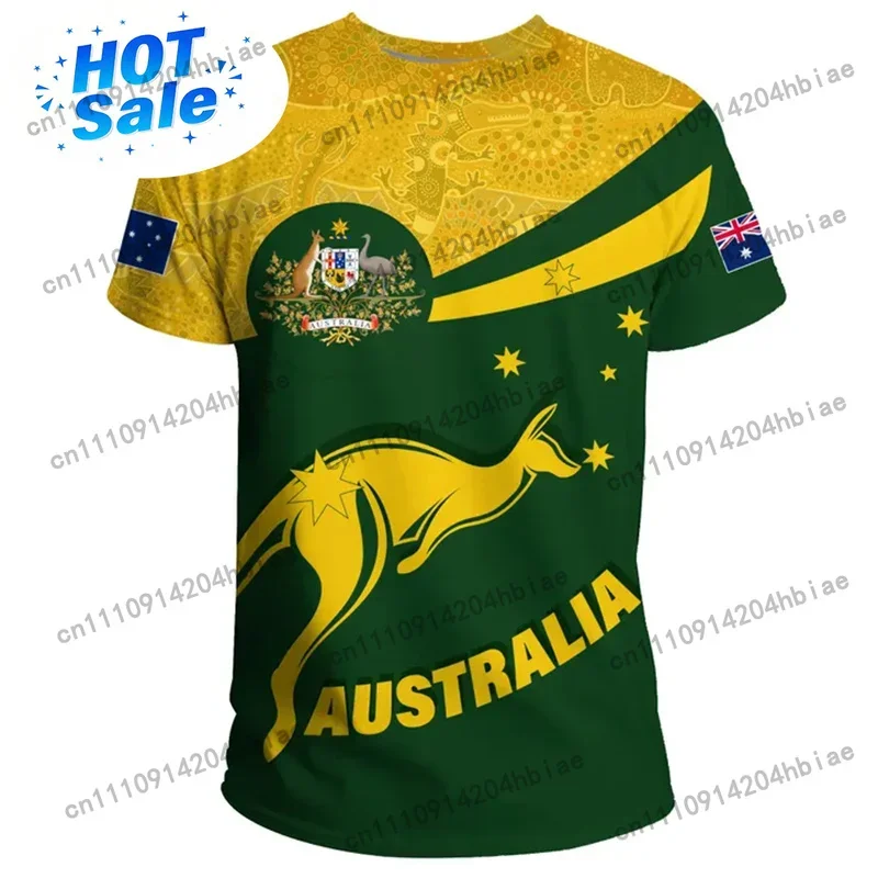 Summer Clothing Australia - 3D 프린트 호주 국기 티셔츠 남성