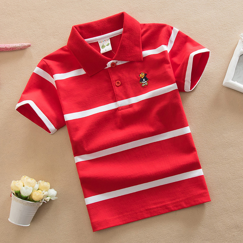 여름 소년 폴로 셔츠 어린이를위한 짧은 소매 티셔츠 소 - Summer Clothing For Baby Boy 리뷰 및 가격