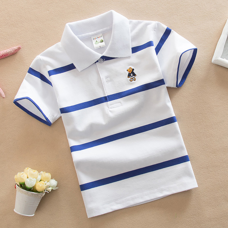 여름 소년 폴로 셔츠 어린이를위한 짧은 소매 티셔츠 소 - Summer Clothing For Baby Boy 리뷰 및 가격