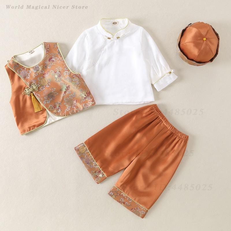 봄 여름 아기 당나라 정장 어린이 소년 소녀 백일 한  - Summer Clothing For Baby Boy 리뷰 및 가격