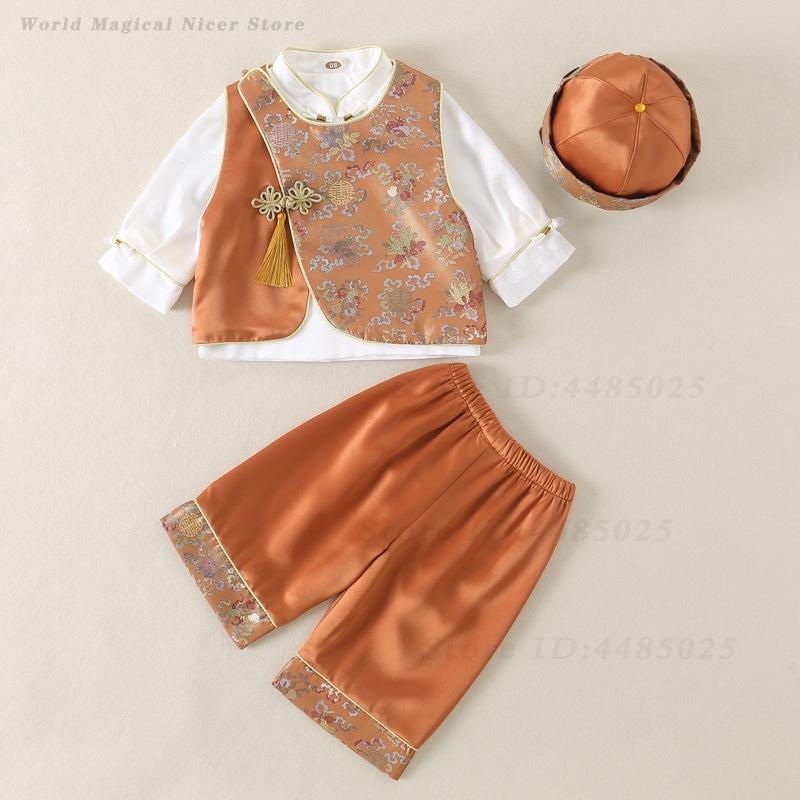봄 여름 아기 당나라 정장 어린이 소년 소녀 백일 한  - Summer Clothing For Baby Boy 리뷰 및 가격