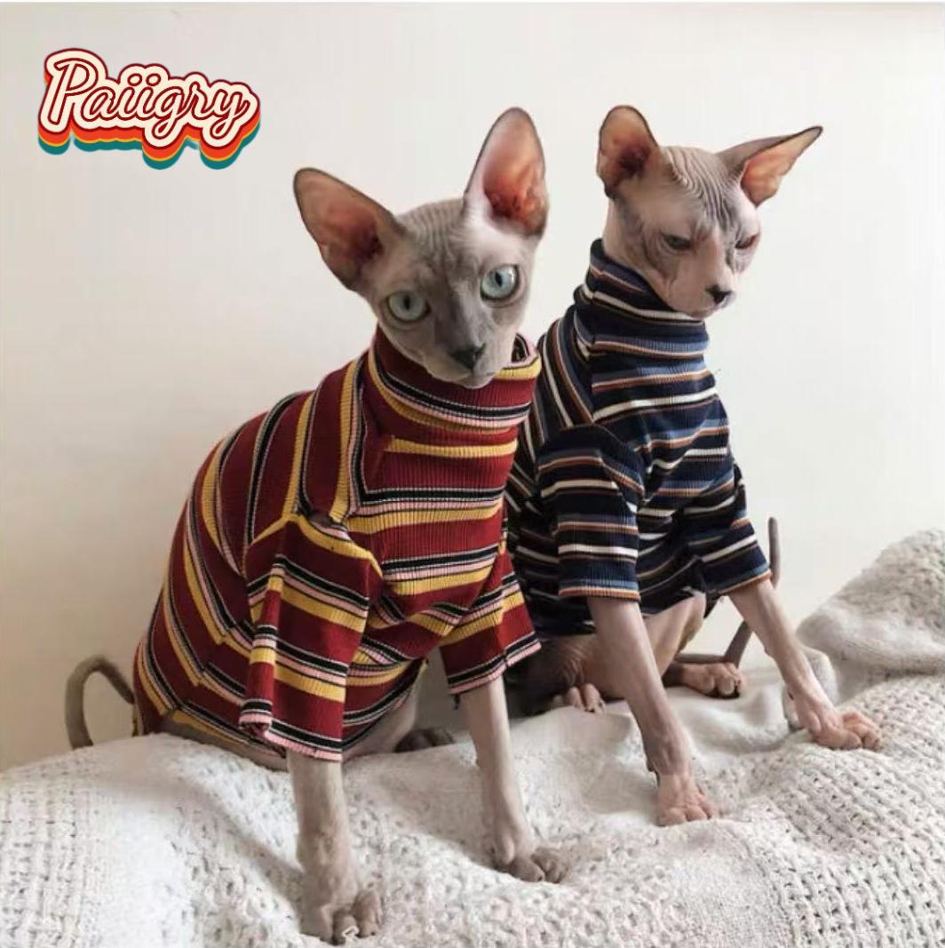 하이 콜드 레트로 스타일 고양이 애완동물 티셔츠, 트렌 - Summer Clothing Must Haves 리뷰 및 가격