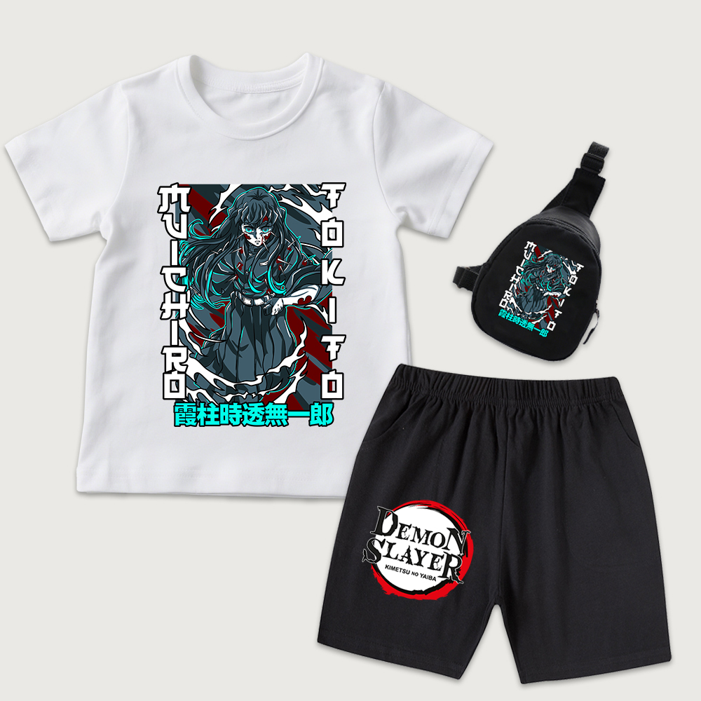 데몬 슬레이어 토키토 무이치로 애니메이션 프린트 아동용 - Summer Clothing For Baby Boy 리뷰 및 가격