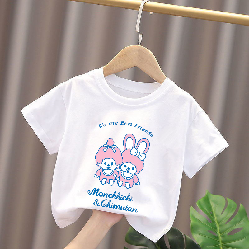 Monchhichi 키즈 티셔츠 애니메이션 피규어 소년 - Summer Clothing For Baby Boy 리뷰 및 가격