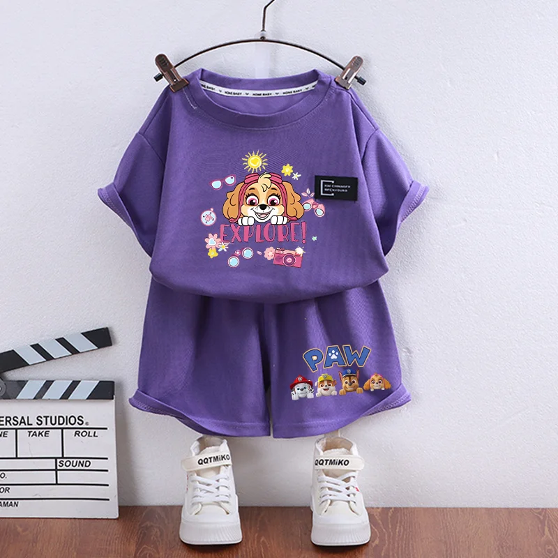 2피스 퍼피파트롤 티셔츠 체이스 스카이 아동용 반팔 반 - Summer Clothing For Baby Boy 리뷰 및 가격