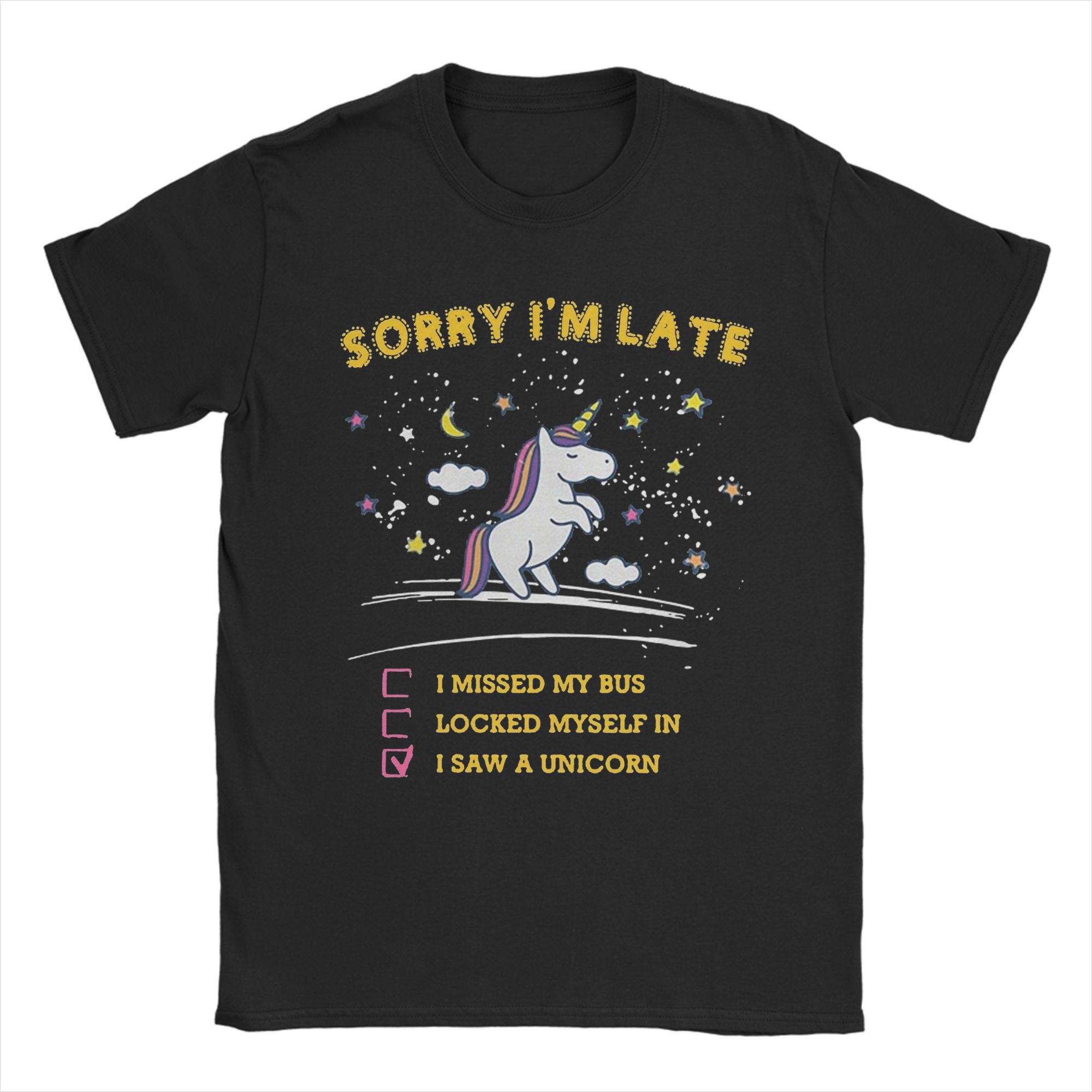 남자아이들아, 미안해요. 늦었어요. 유니콘 티셔츠를 봤 - Summer Clothing Ideas Men 리뷰 및 가격