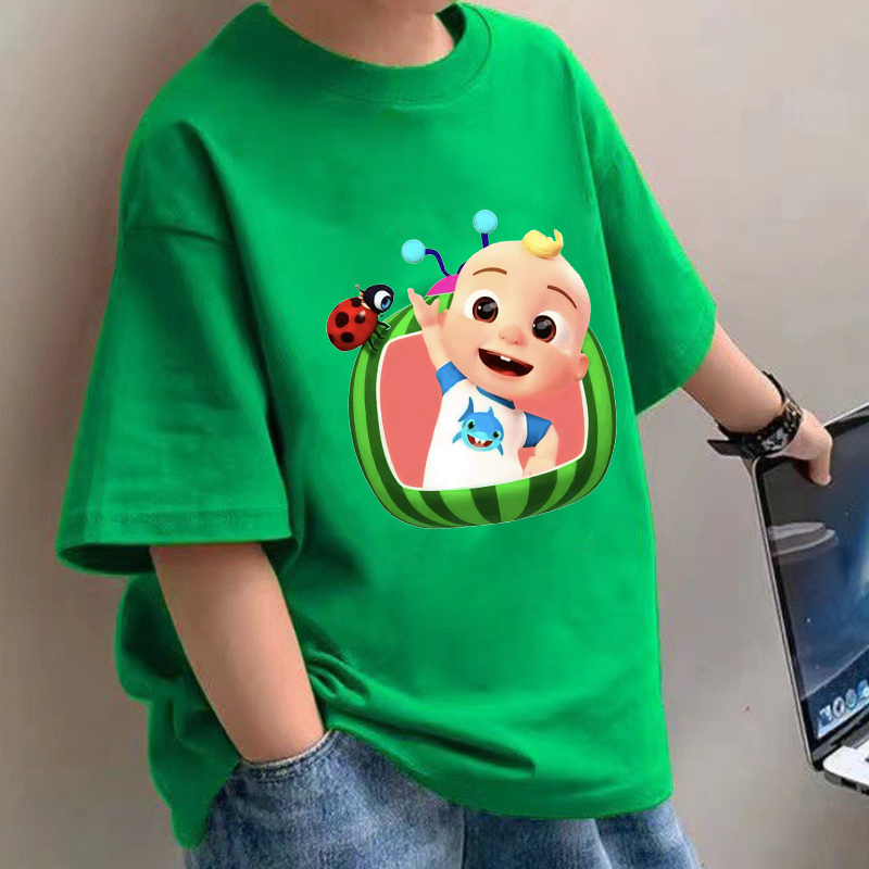 Cocomelons 베이비 티셔츠 애니메이션 코튼 반팔 - Summer Clothing For Baby Boy 리뷰 및 가격