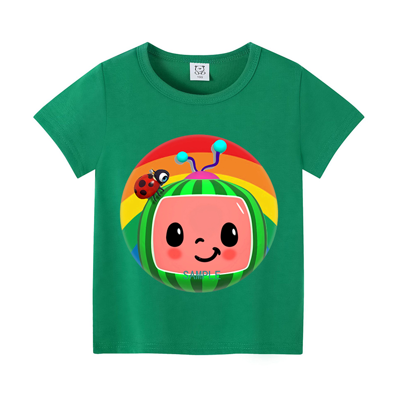 Cocomelons 베이비 티셔츠 애니메이션 코튼 반팔 - Summer Clothing For Baby Boy 리뷰 및 가격