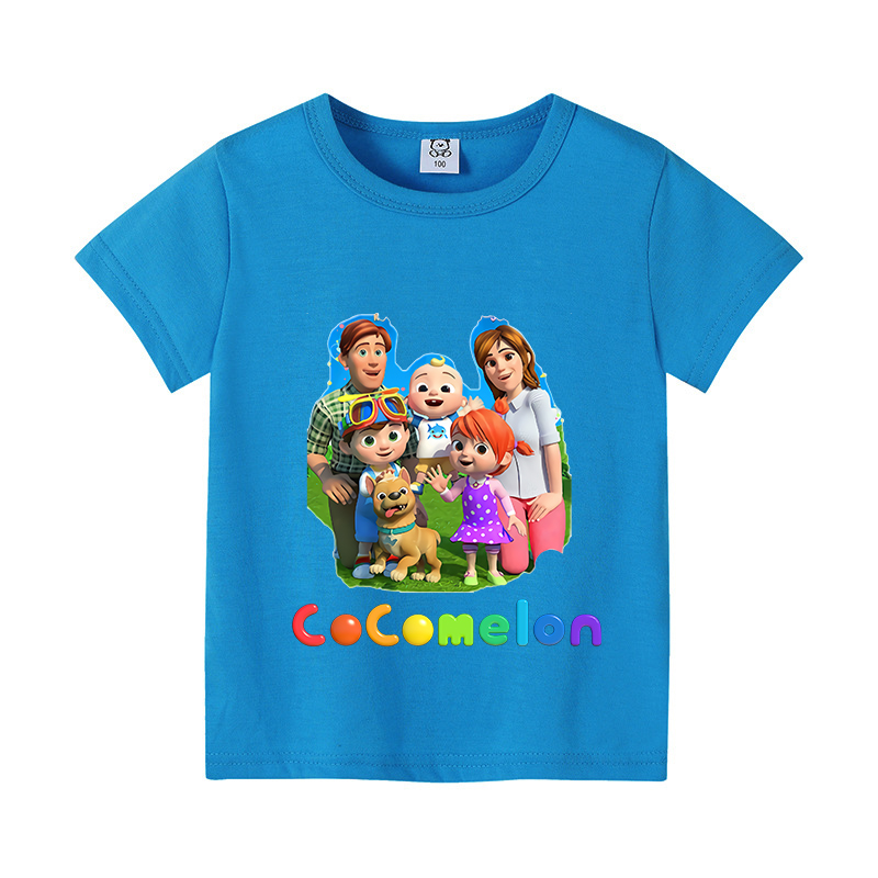 Cocomelons 베이비 티셔츠 애니메이션 코튼 반팔 - Summer Clothing For Baby Boy 리뷰 및 가격