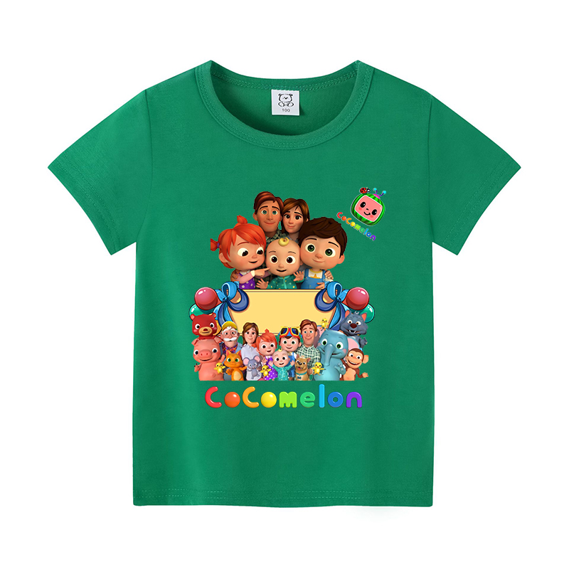 Cocomelons 베이비 티셔츠 애니메이션 코튼 반팔 - Summer Clothing For Baby Boy 리뷰 및 가격